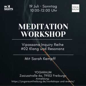 Workshop zu Klang und Resonanz in der Meditation