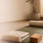 Yogamatte im Yogastudio